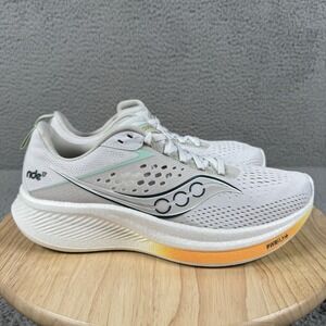 Saucony Womens Ride 17 Womens Size 11 Gray Road Running Shoes Cushion S10925-250